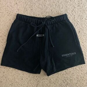 Fear of God ESSENTIALS Black Fleece Shorts